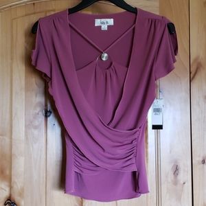 New Dress top with accent - NWT